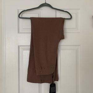 NAADAM Ribbed Lightweight Wide Leg Pants